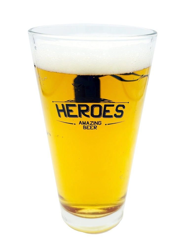 Heroes Amazing Beer 33cl Straight - Beer Glass Enthusiast