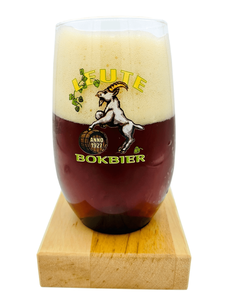 Leutebok 33cl with holder - Beer Glass Enthusiast
