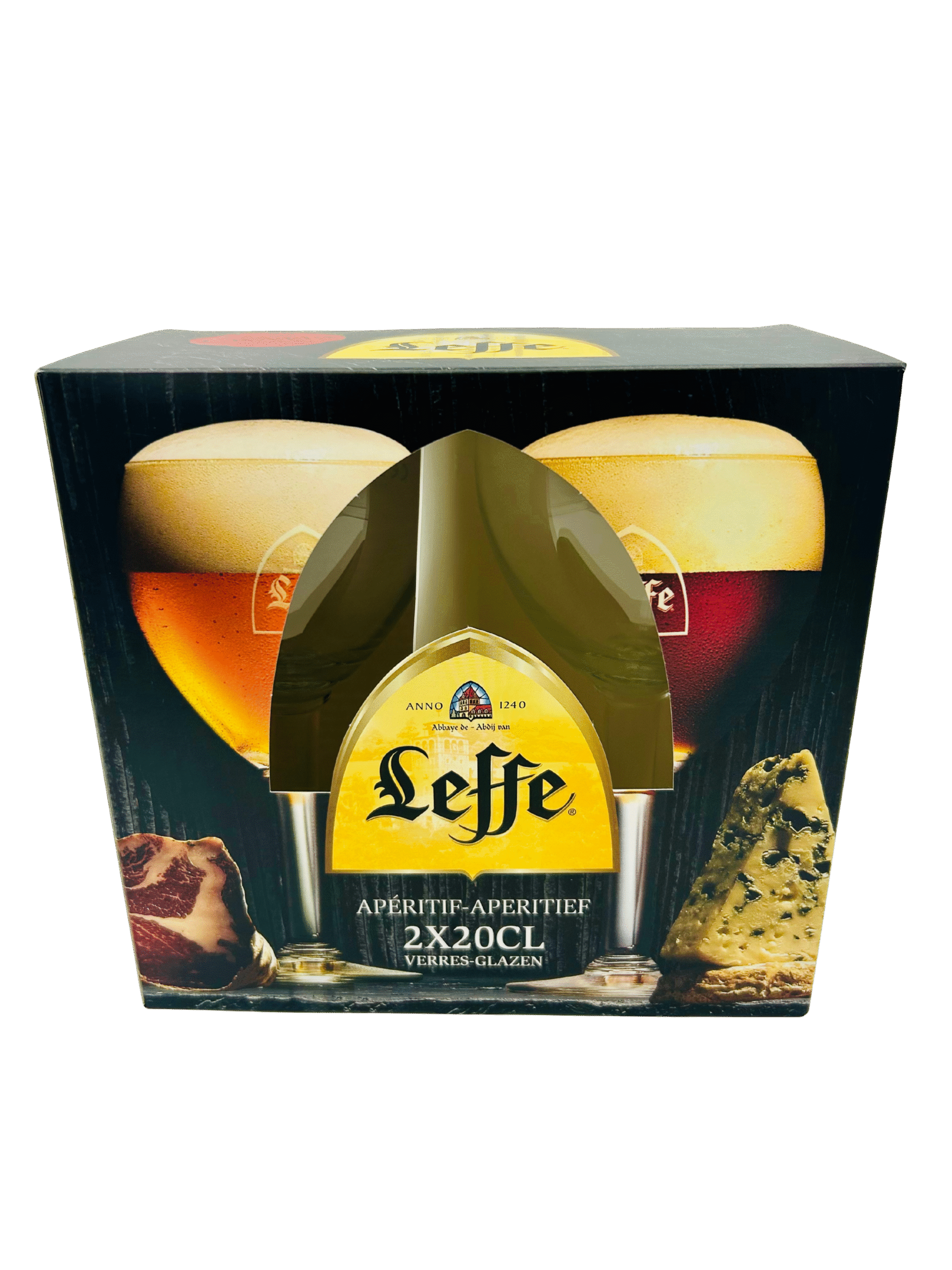 Set of 2 Leffe 20cl boxed