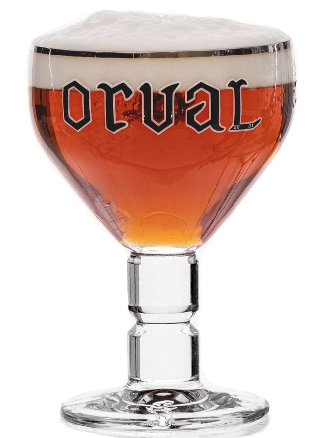 Orval 17cl and 33cl - Beer Glass Enthusiast