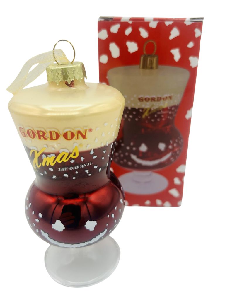 Boxed Gordon Xmas Ale Christmas tree bauble