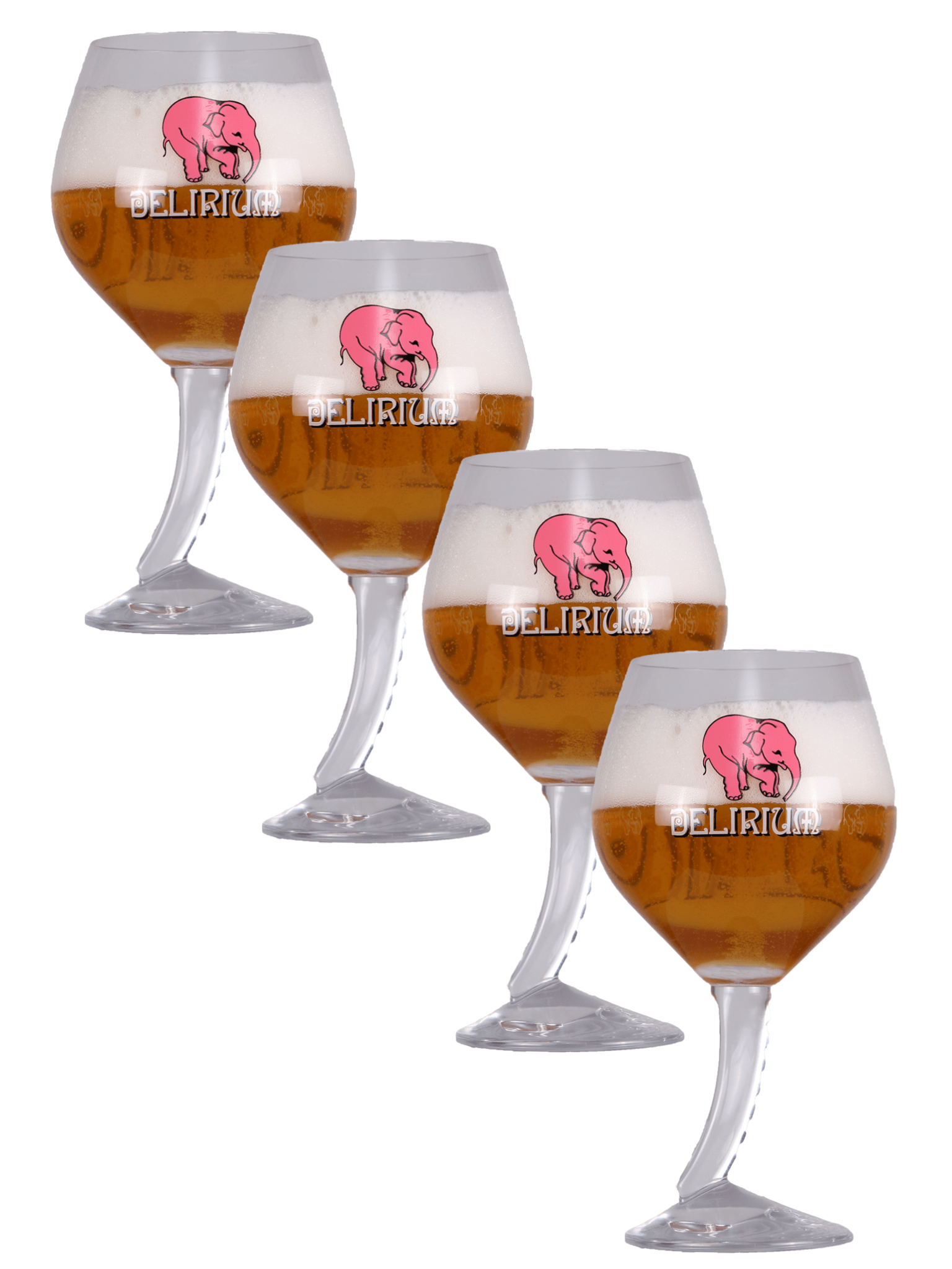 Delirium 50cl set of 4 - Beer Glass Enthusiast