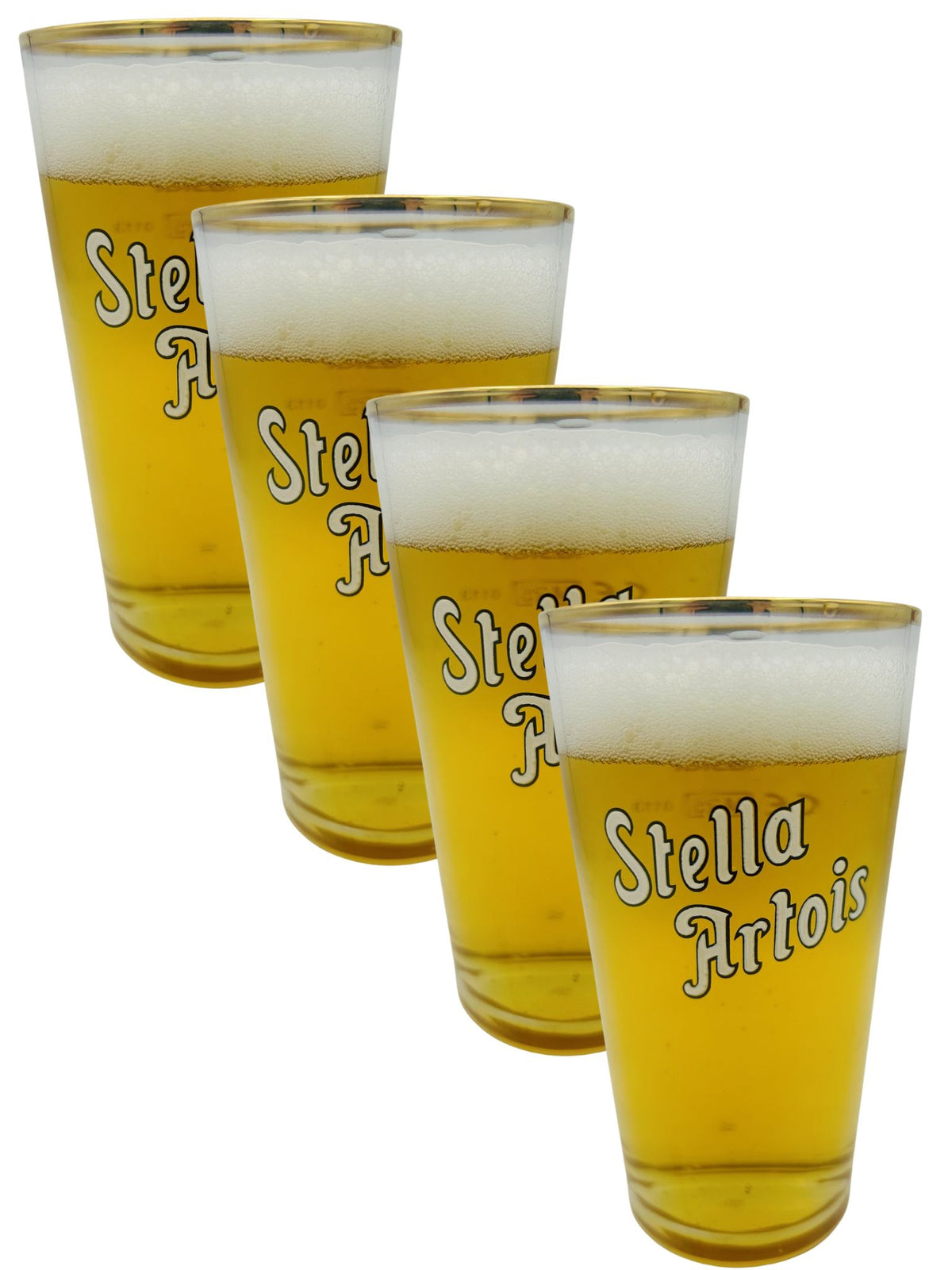 Stella Artois Vintage Style Beer Glasses 30cl – Set of 4