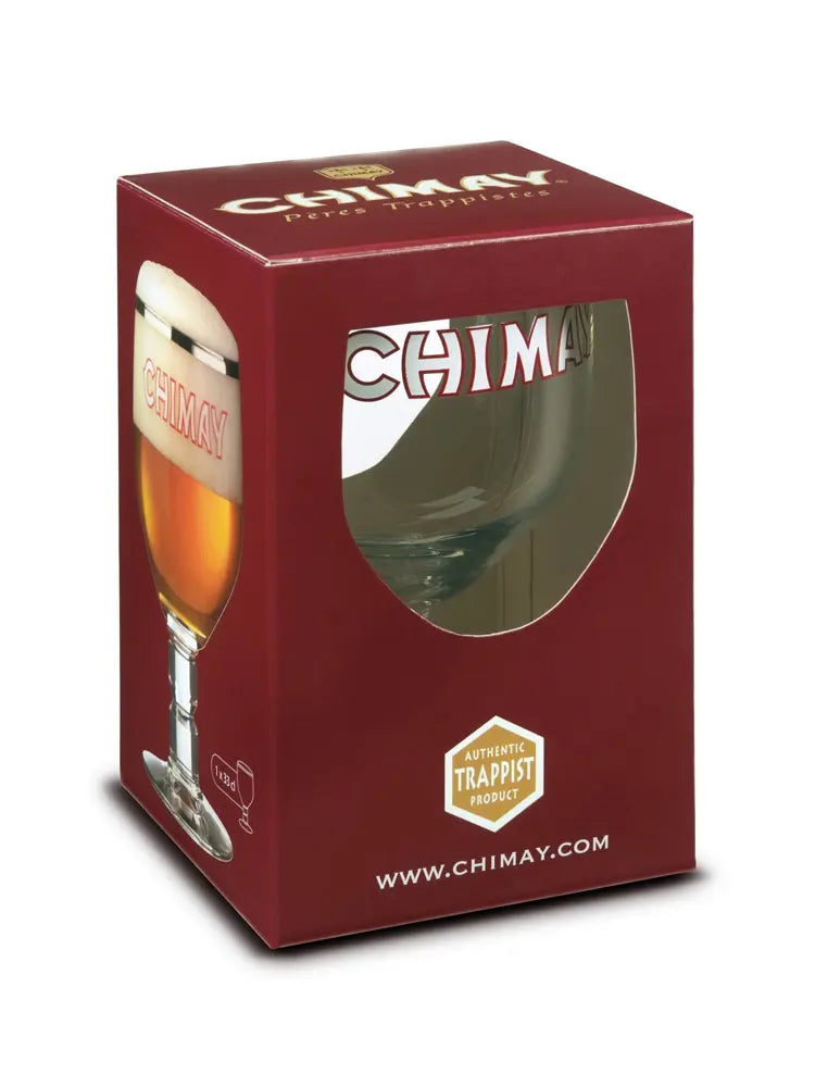 Chimay boxed glass